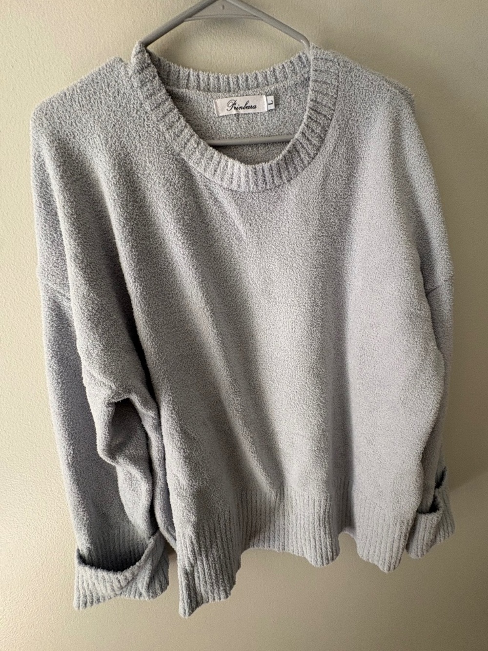 Prinbara Light Blue Sweater Size Large